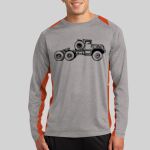 Long Sleeve Heather Colorblock Contender ™ Tee Thumbnail