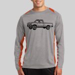 Long Sleeve Heather Colorblock Contender ™ Tee Thumbnail