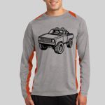 Long Sleeve Heather Colorblock Contender ™ Tee Thumbnail