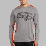 Long Sleeve Heather Colorblock Contender ™ Tee Thumbnail