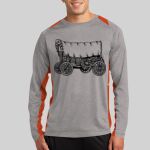 Long Sleeve Heather Colorblock Contender ™ Tee Thumbnail