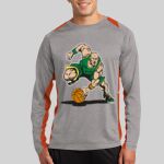 Long Sleeve Heather Colorblock Contender ™ Tee Thumbnail