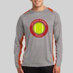 Long Sleeve Heather Colorblock Contender ™ Tee Thumbnail