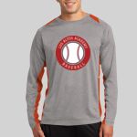Long Sleeve Heather Colorblock Contender ™ Tee Thumbnail