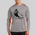 Long Sleeve Heather Colorblock Contender ™ Tee Thumbnail