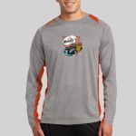 Long Sleeve Heather Colorblock Contender ™ Tee Thumbnail