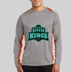 Long Sleeve Heather Colorblock Contender ™ Tee Thumbnail