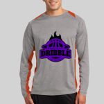 Long Sleeve Heather Colorblock Contender ™ Tee Thumbnail