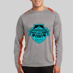 Long Sleeve Heather Colorblock Contender ™ Tee Thumbnail