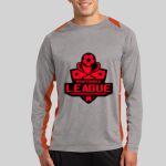 Long Sleeve Heather Colorblock Contender ™ Tee Thumbnail