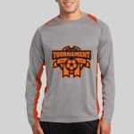 Long Sleeve Heather Colorblock Contender ™ Tee Thumbnail