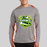 Long Sleeve Heather Colorblock Contender ™ Tee Thumbnail