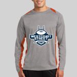 Long Sleeve Heather Colorblock Contender ™ Tee Thumbnail