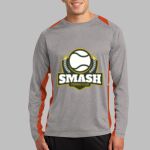 Long Sleeve Heather Colorblock Contender ™ Tee Thumbnail