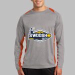 Long Sleeve Heather Colorblock Contender ™ Tee Thumbnail