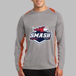 Long Sleeve Heather Colorblock Contender ™ Tee Thumbnail
