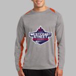 Long Sleeve Heather Colorblock Contender ™ Tee Thumbnail