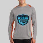 Long Sleeve Heather Colorblock Contender ™ Tee Thumbnail