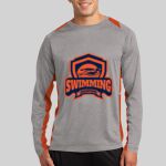 Long Sleeve Heather Colorblock Contender ™ Tee Thumbnail