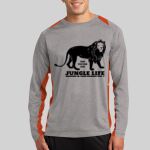 Long Sleeve Heather Colorblock Contender ™ Tee Thumbnail