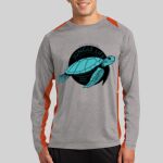 Long Sleeve Heather Colorblock Contender ™ Tee Thumbnail