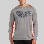 Long Sleeve Heather Colorblock Contender ™ Tee Thumbnail