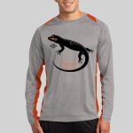 Long Sleeve Heather Colorblock Contender ™ Tee Thumbnail