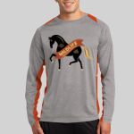 Long Sleeve Heather Colorblock Contender ™ Tee Thumbnail