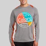 Long Sleeve Heather Colorblock Contender ™ Tee Thumbnail