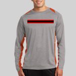 Long Sleeve Heather Colorblock Contender ™ Tee Thumbnail