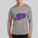 Long Sleeve Heather Colorblock Contender ™ Tee Thumbnail