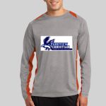 Long Sleeve Heather Colorblock Contender ™ Tee Thumbnail