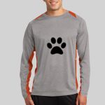 Long Sleeve Heather Colorblock Contender ™ Tee Thumbnail