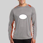 Long Sleeve Heather Colorblock Contender ™ Tee Thumbnail