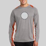 Long Sleeve Heather Colorblock Contender ™ Tee Thumbnail