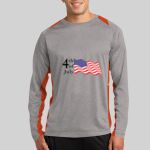 Long Sleeve Heather Colorblock Contender ™ Tee Thumbnail