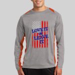 Long Sleeve Heather Colorblock Contender ™ Tee Thumbnail