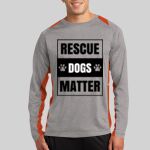 Long Sleeve Heather Colorblock Contender ™ Tee Thumbnail