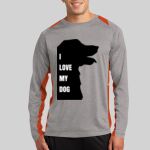 Long Sleeve Heather Colorblock Contender ™ Tee Thumbnail