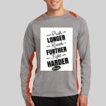 Long Sleeve Heather Colorblock Contender ™ Tee Thumbnail