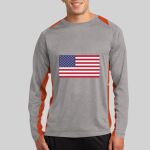 Long Sleeve Heather Colorblock Contender ™ Tee Thumbnail