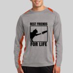 Long Sleeve Heather Colorblock Contender ™ Tee Thumbnail