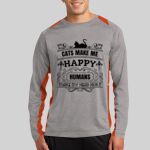 Long Sleeve Heather Colorblock Contender ™ Tee Thumbnail