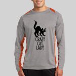 Long Sleeve Heather Colorblock Contender ™ Tee Thumbnail