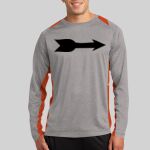 Long Sleeve Heather Colorblock Contender ™ Tee Thumbnail