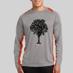 Long Sleeve Heather Colorblock Contender ™ Tee Thumbnail