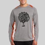 Long Sleeve Heather Colorblock Contender ™ Tee Thumbnail