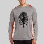 Long Sleeve Heather Colorblock Contender ™ Tee Thumbnail