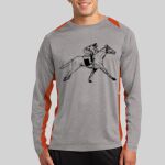 Long Sleeve Heather Colorblock Contender ™ Tee Thumbnail