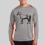 Long Sleeve Heather Colorblock Contender ™ Tee Thumbnail